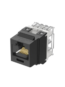 PANDUIT JACK NK CAT6A FTP NEGRO