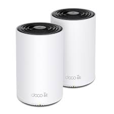 TP-LINK DECO MESH WIFI 6E AXE5400 PACK 2 (2,4/5,8 Y 6 GHZ)TRI BANDA 3 PUERTOS GIGA
