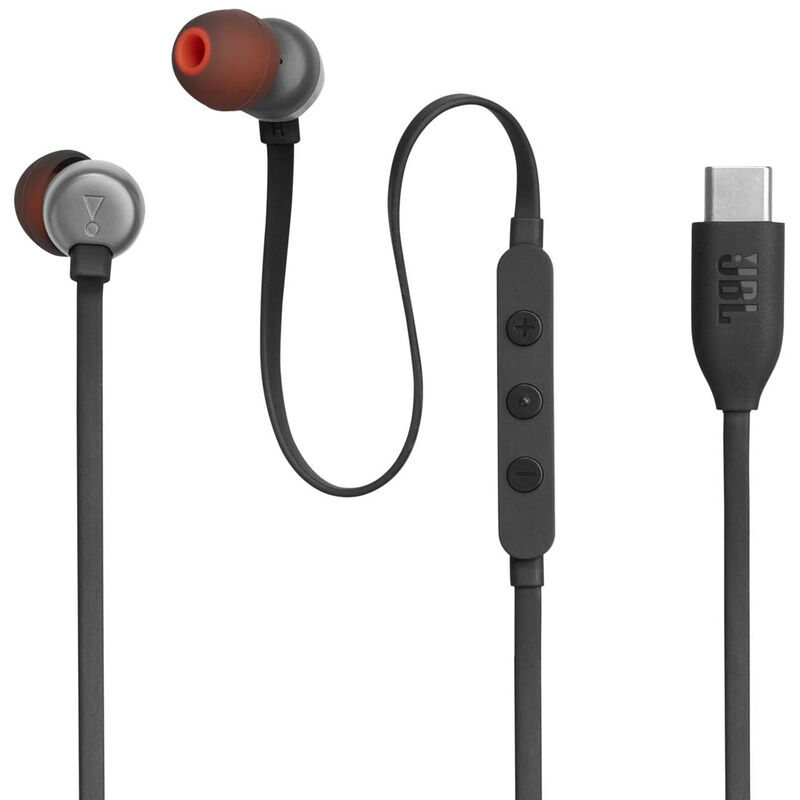 JBL AURICULAR T310 USB-C BLACK CON CABLE