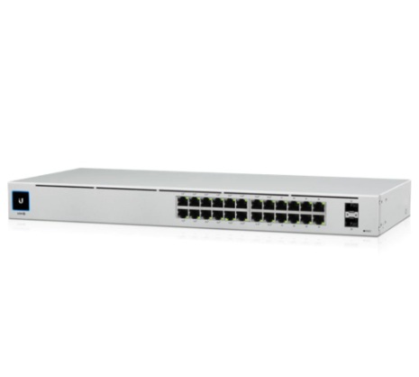 UNIFI SWITCH 24 PORT GIGABIT,16 PUERTOS POE, 8P GIGAGBIT + 2 SFP 1 GB 195 WATS TOTALES